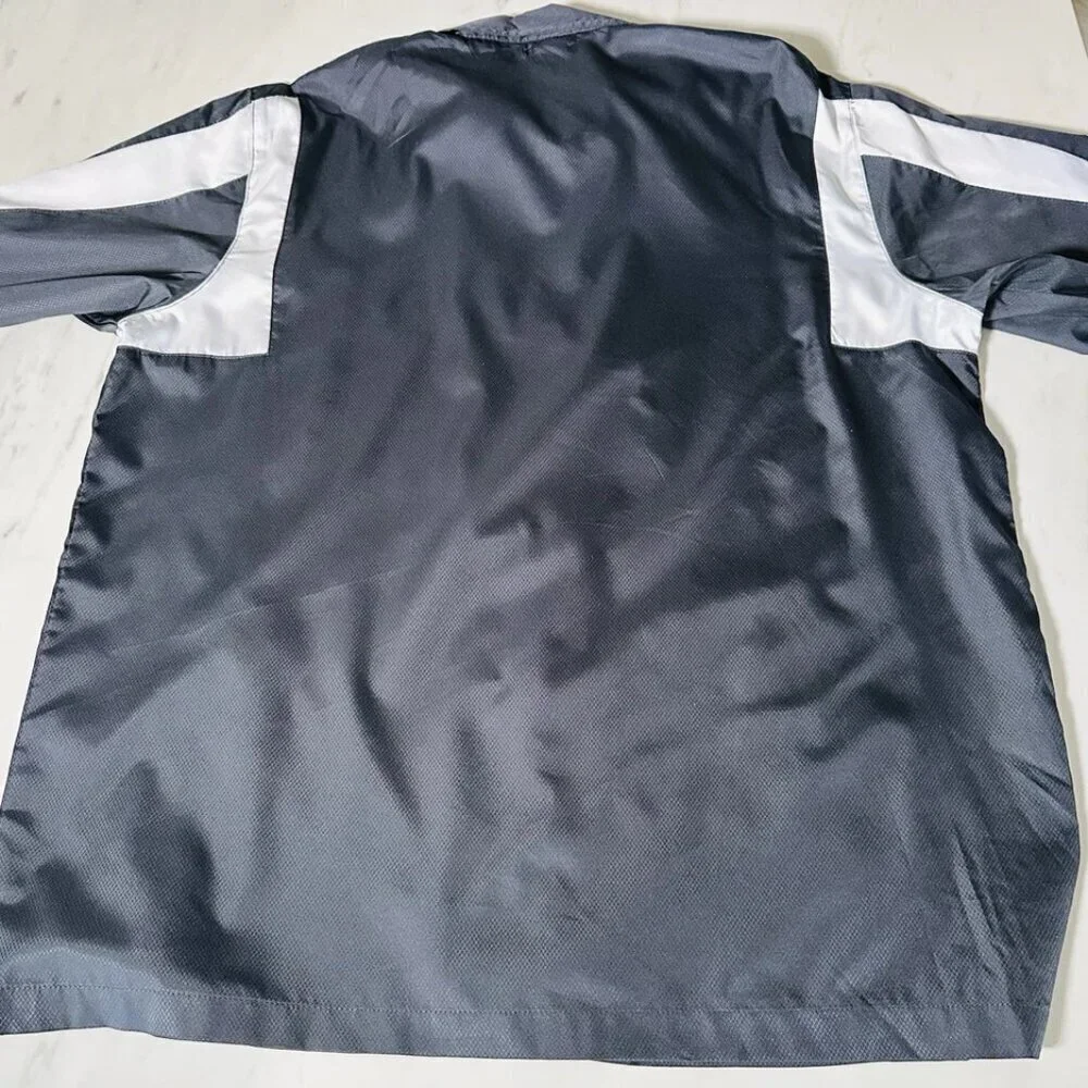 Sports Illustrated Windbreaker Jacket Men's XL Black Charcoal White Lightweight